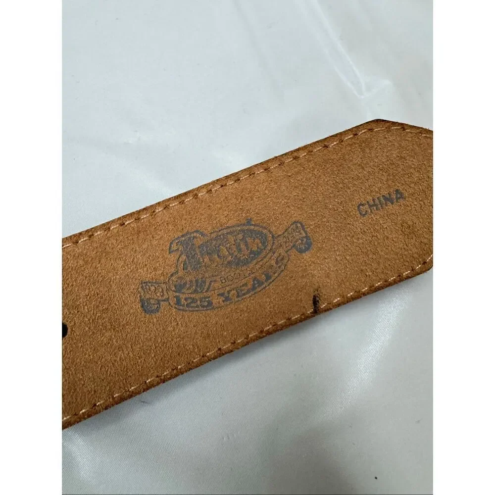 Justin Boots Brown Belt with Buckle Size 32